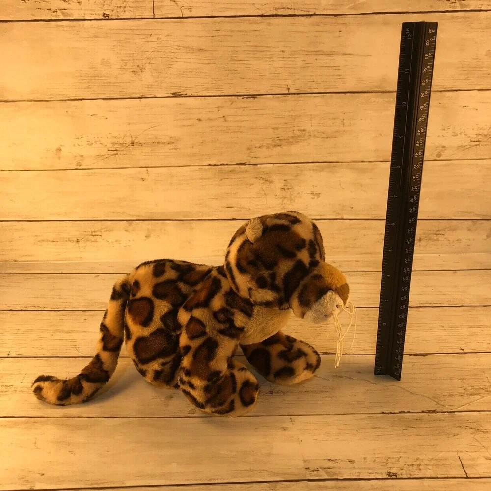 Ganz Webkinz Leopard Plush Stuffed Animal Spotted Cat Brown‎ Tan 11 Inch HM011